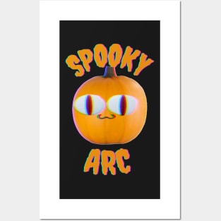 neco arc hallween funny pumpkin head Posters and Art